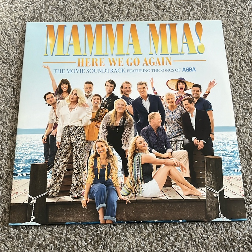 Mama Mia Soundtrack Vinyl Record
